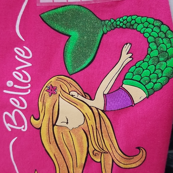 2/$20 Fuchsia Pink Mermaid Shirt San Diego California Print Girls Size 2/4 - Picture 3 of 6